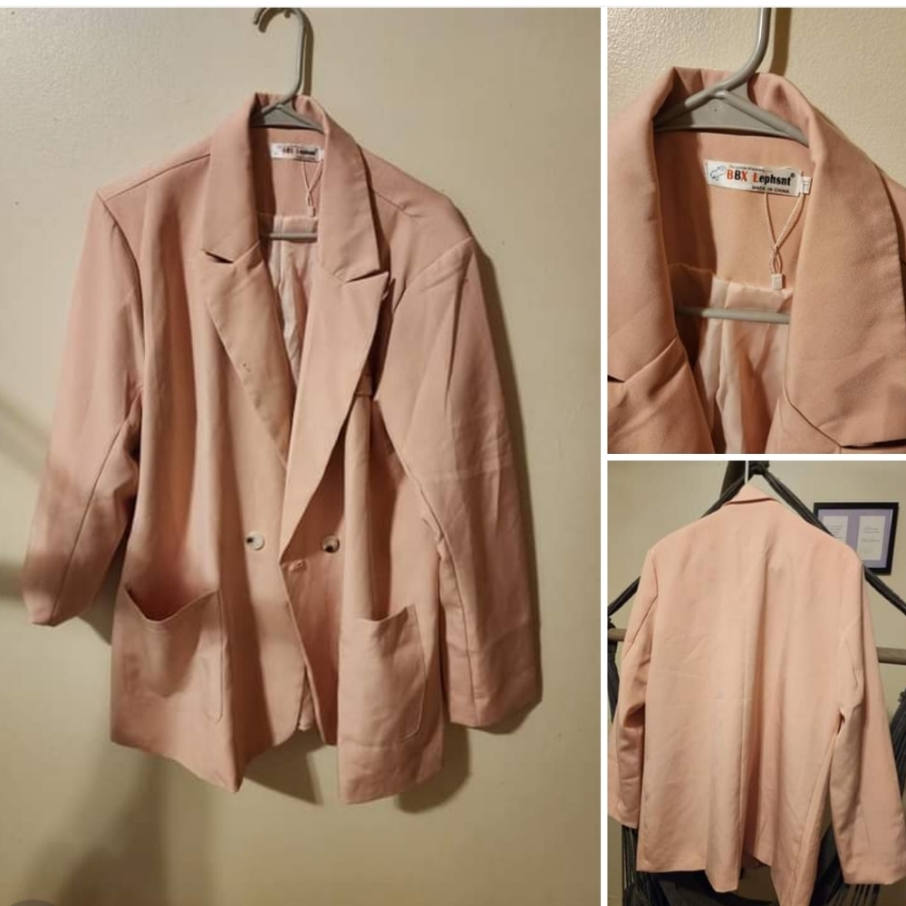 Pink blazer
